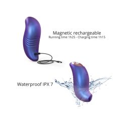   Love to Love Believer - Rechargeable, Waterproof Clitoral Stimulator (Metallic Purple)