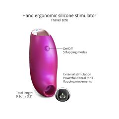   Love to Love Belleader - Rechargeable, Waterproof Clitoral Stimulator (Metal Pink)