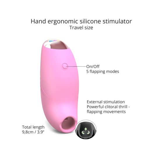 Love to Love Beliver - Rechargeable, Waterproof Clitoral Stimulator (Pink)