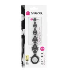 Marc Dorcel Deep Feel - Beaded Anal Dildo (Black)