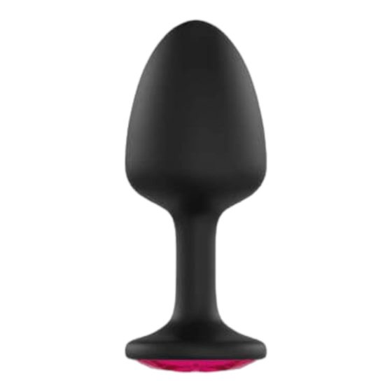 Dorcel Geisha Ruby M Plug - Pink Gem Anal Dildo (Black)