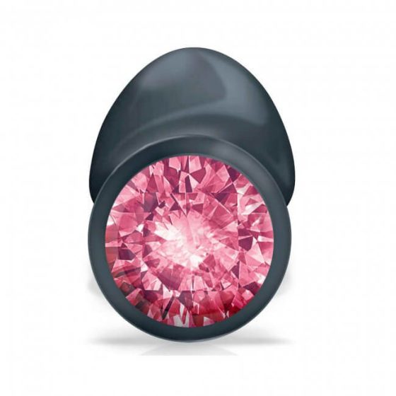 Dorcel Geisha Ruby M Plug - Pink Gem Anal Dildo (Black)