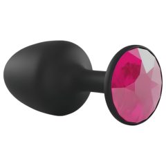 Dorcel Geisha Ruby M Plug - Pink Gem Anal Dildo (Black)