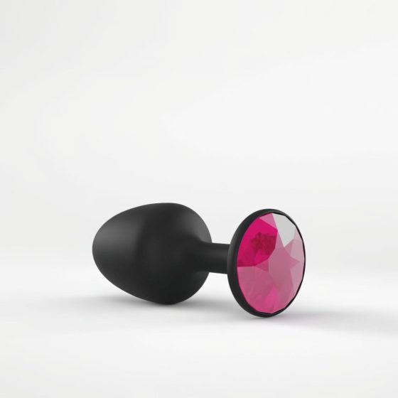 Dorcel Geisha Ruby M Plug - Pink Gem Anal Dildo (Black)