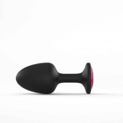 Dorcel Geisha Ruby M Plug - Pink Gem Anal Dildo (Black)