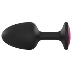 Dorcel Geisha Ruby M Plug - Pink Gem Anal Dildo (Black)