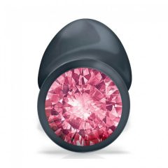 Dorcel Geisha Ruby L Plug - Pink Gem Anal Dildo (Black)