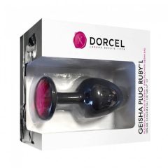 Dorcel Geisha Ruby L Plug - Pink Gem Anal Dildo (Black)