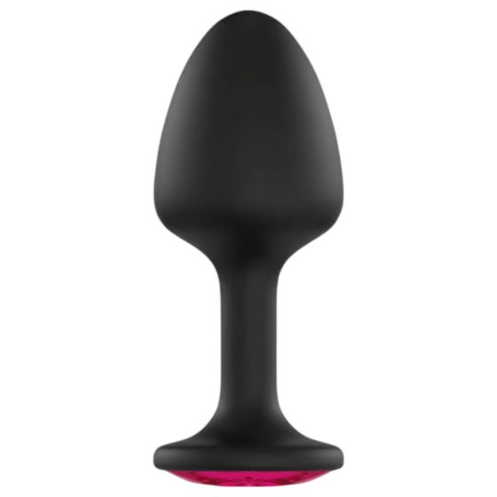 Dorcel Geisha Ruby XL Plug - Pink Gem Anal Dildo (Black)