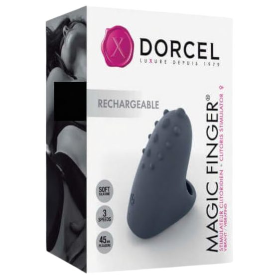 Dorcel Magic Finger - Rechargeable Finger Vibrator (Gray)