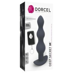   Dorcel Deep Secret M - Rechargeable, Remote-Controlled Anal Vibrator (Black)