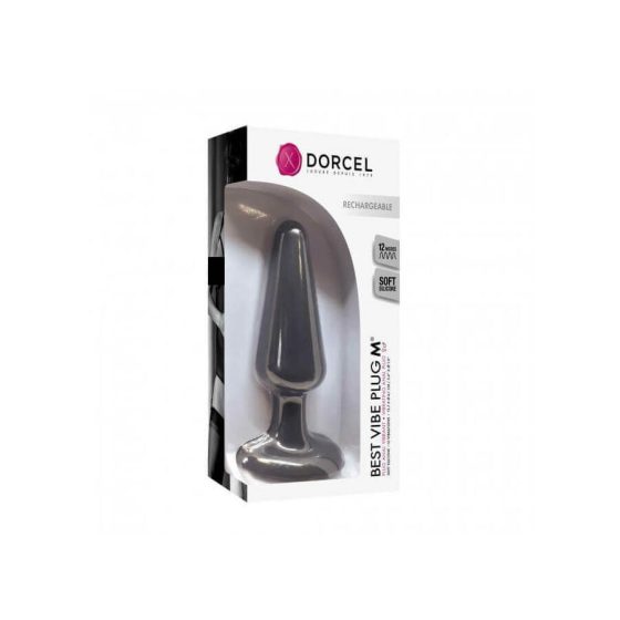 Dorcel Best Vibe Plug M - rechargeable anal vibrator (black)