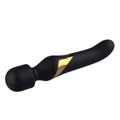   Dorcel Dual Orgasms Gold - Rechargeable 2-in-1 Massage Vibrator (Black)