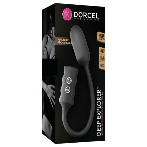 Dorcel Deep Explorer - Rechargeable Vibrating Egg (Black)