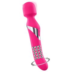   Dorcel Dual Orgasms - Rechargeable 2-in-1 Massage Vibrator (Pink)