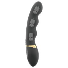   Dorcel Too Much 2.0 - Rechargeable 3-Motor Vibrator (Black-Gold)