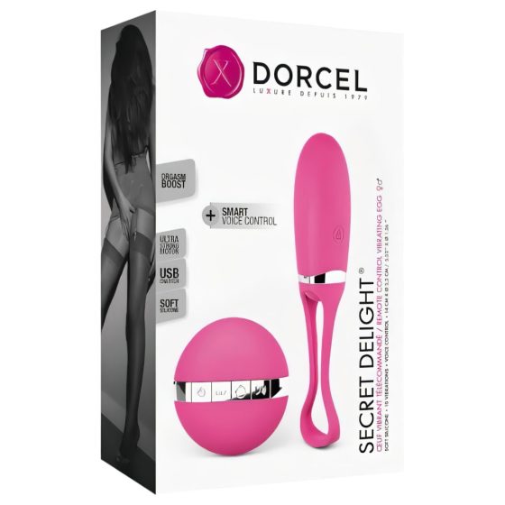 Dorcel Secret Delight - Rechargeable Wireless Vibrating Egg (Pink)