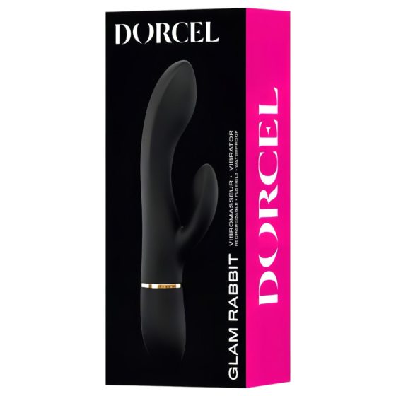 Dorcel Glam Rabbit - Rechargeable Clitoral Vibrator (Black)