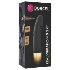   Dorcel Real Vibration S 2.0 - Rechargeable Vibrator (Black-Gold)