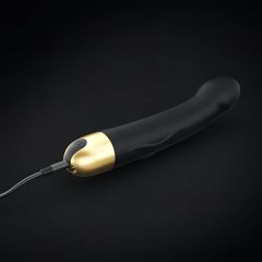   Dorcel Real Vibration M 2.0 - Rechargeable Vibrator (Black-Gold)