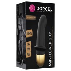   Dorcel Mini Lover 2.0 - Rechargeable G-Spot Vibrator (Black-Gold)