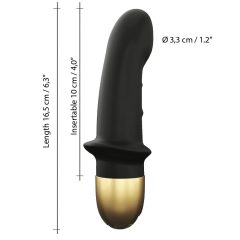   Dorcel Mini Lover 2.0 - Rechargeable G-Spot Vibrator (Black-Gold)