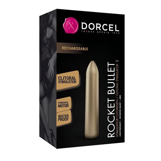 Dorcel Rocket Bullet - Rechargeable Vibrator (Gold)