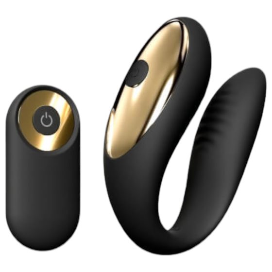 Dorcel Perfect Lover - Rechargeable Couples Vibrator (Black)