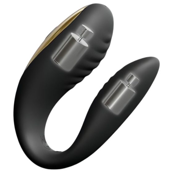 Dorcel Perfect Lover - Rechargeable Couples Vibrator (Black)