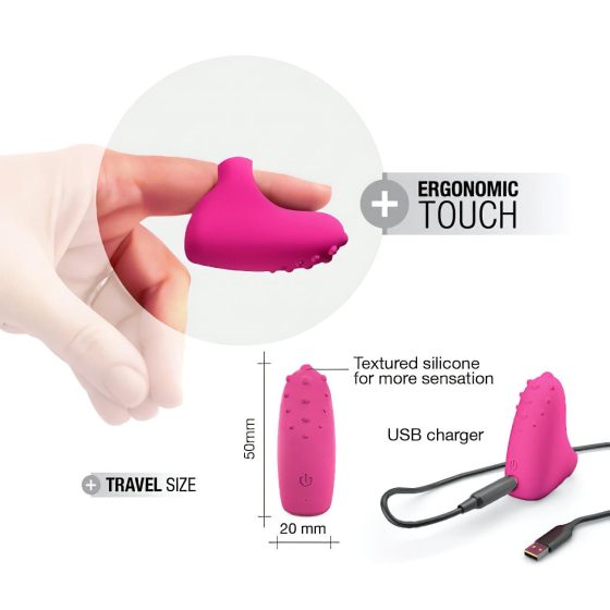 Dorcel Magic Finger - Rechargeable Finger Vibrator (Pink)