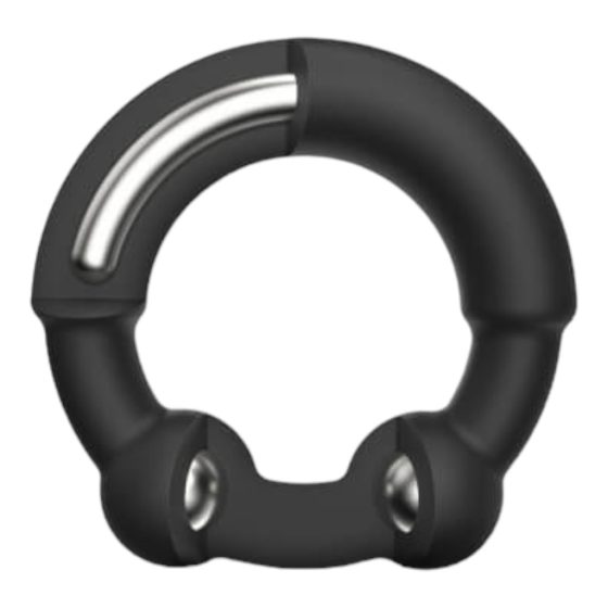 Dorcel Stronger Ring - Metal Insert Penis Ring (Black)