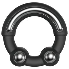 Dorcel Stronger Ring - Metal Insert Penis Ring (Black)