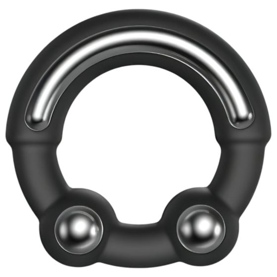 Dorcel Stronger Ring - Metal Insert Penis Ring (Black)