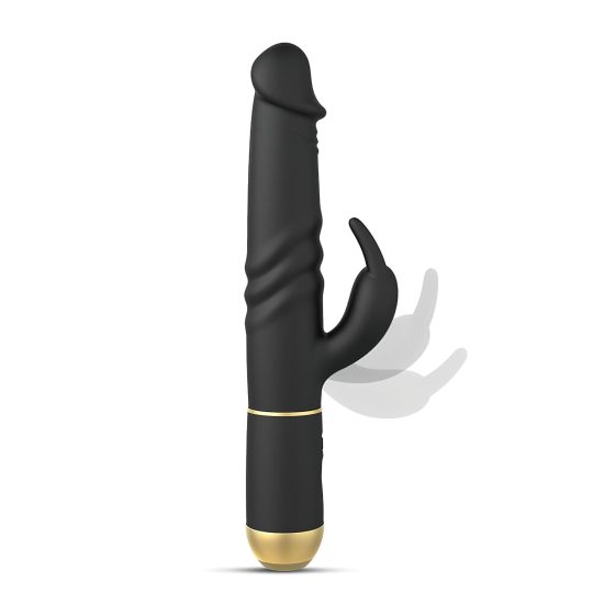 Dorcel Furious Rabbit 2.0 - Thrusting Clitoral Vibrator (Black)