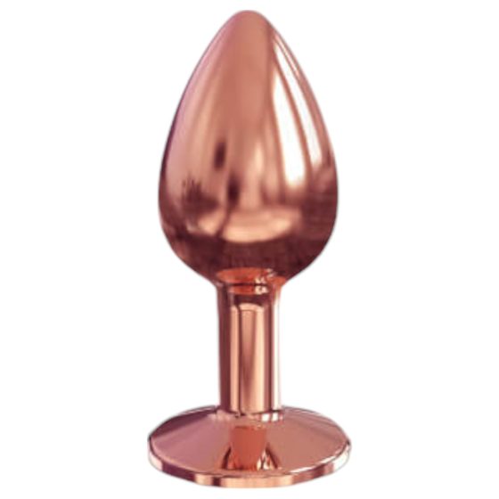 Dorcel Diamond Plug S - Aluminum Anal Dildo - Small (Rose Gold)