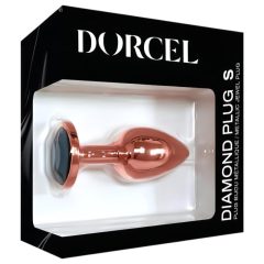   Dorcel Diamond Plug S - Aluminum Anal Dildo - Small (Rose Gold)