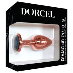   Dorcel Diamond Plug S - Aluminum Anal Plug - Small (Rose Gold)