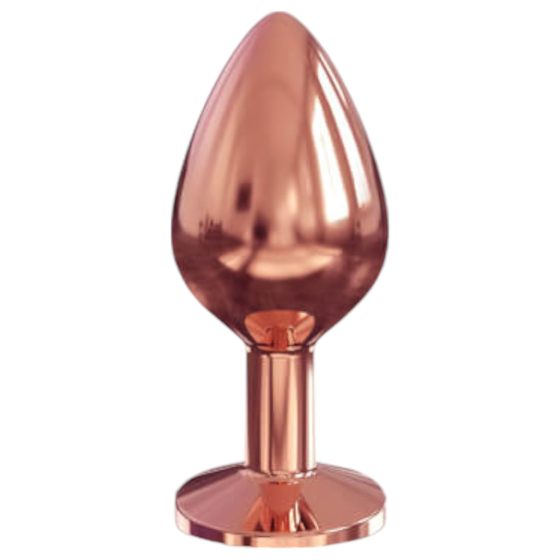 Dorcel Diamond Plug M - Aluminum Anal Dildo - Medium (Rose Gold)