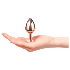   Dorcel Diamond Plug M - Aluminum Anal Dildo - Medium (Rose Gold)