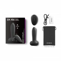   Dorcel Deep Thrust - Rechargeable Radio Shot Vibrator (black)