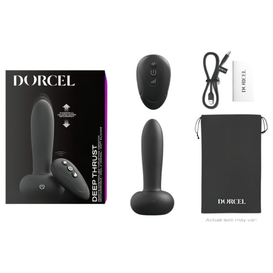 Dorcel Deep Thrust - thrusting vibrator (black)