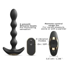   Dorcel Flexi Balls - Rechargeable, Wireless Anal Vibrator (Black)