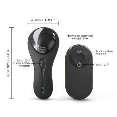   Dorcel Discreet Vibe + - Rechargeable, Wireless Clitoris Vibrator (Black)