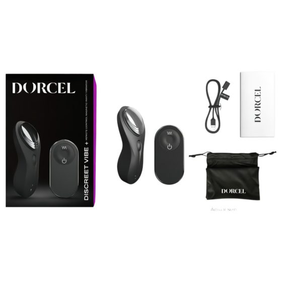 Dorcel Discreet Vibe + - Rechargeable, Wireless Clitoris Vibrator (Black)