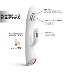 Dorcel Flexi Rabbit - Warming Clitoral Vibrator (White)