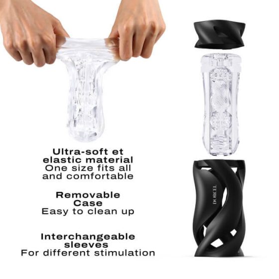 Dorcel Deep Blow - Manual Suction Masturbator in Case