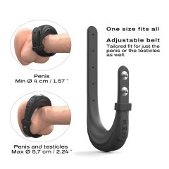 Dorcel - Vibrating, Adjustable Cock Ring (Black)