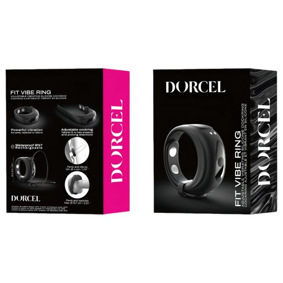 Dorcel - Vibrating, Adjustable Cock Ring (Black)