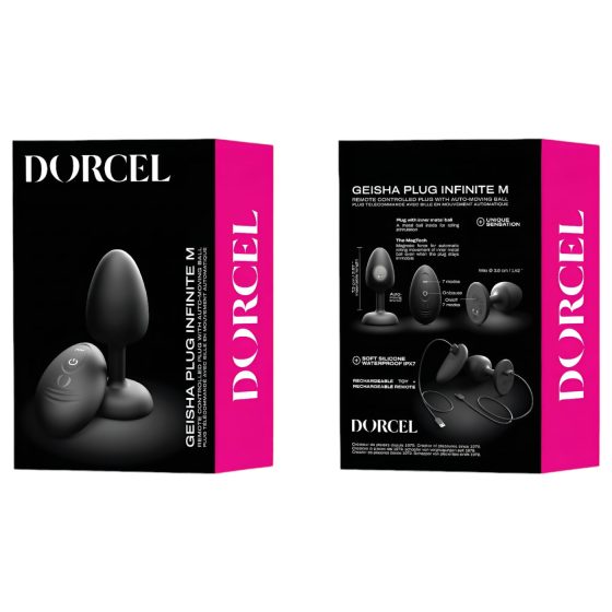 Dorcel - Ball Anal Vibrator with Remote Control M - (Black)