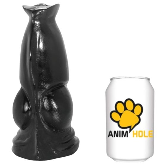 Wolf Penis Dildo - 21cm (Black)